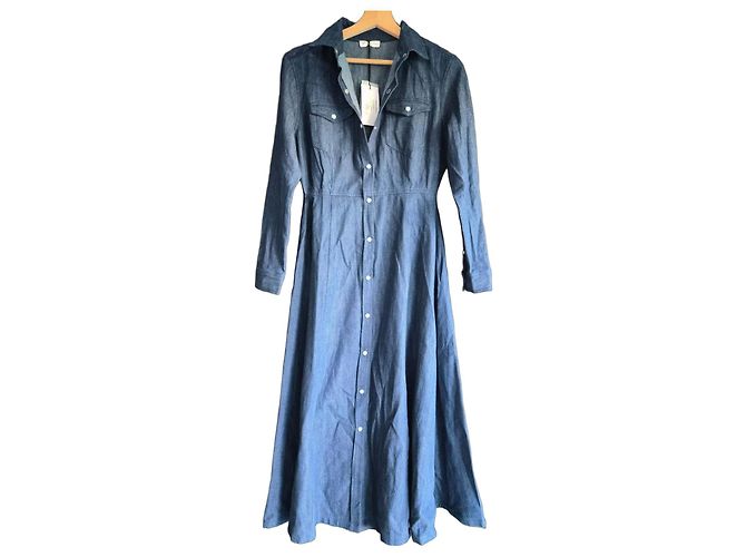Autre Marque Vestido largo de jean Arizona Love Azul