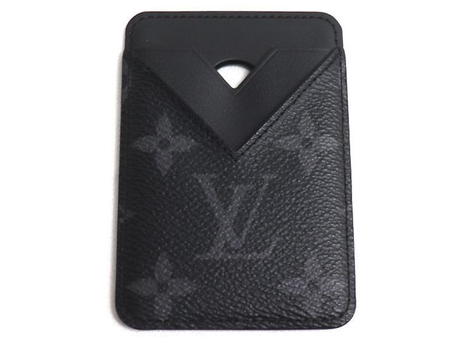 Louis Vuitton Monogram Eclipse Card Case Black