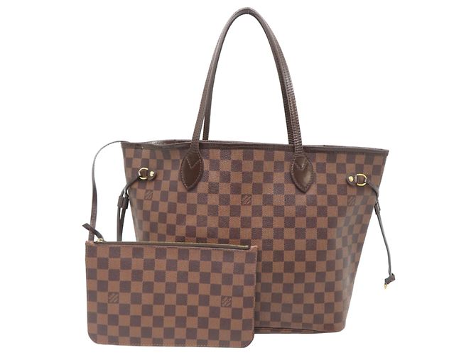 Saco Tote Louis Vuitton Neverfull MM Marrom