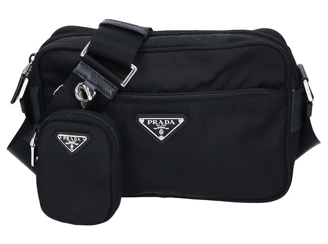 Sac à épaule Prada Re-Nylon Noir