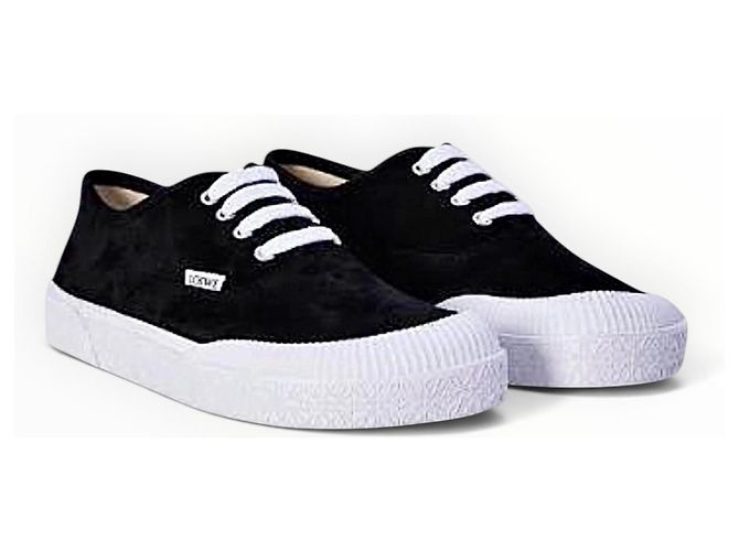 Baskets Loewe Terra Vulca Lace UP en daim noir