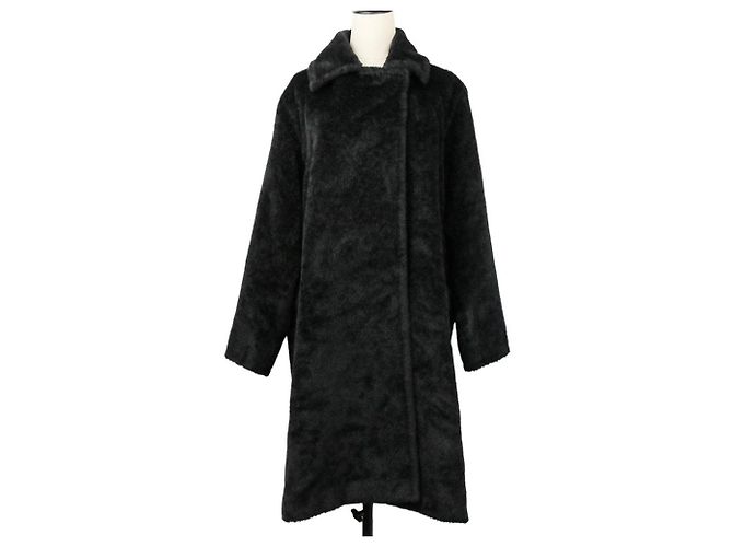 Abrigo de lana de alpaca Max Mara Negro