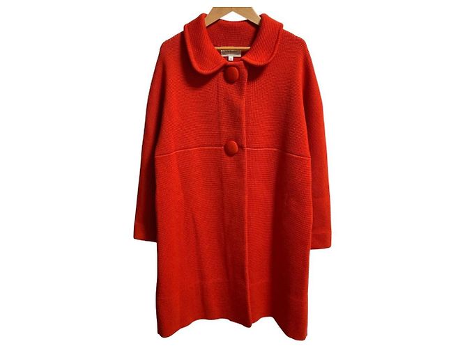 Autre Marque J&M Davidson Wollstrickmantel Rot