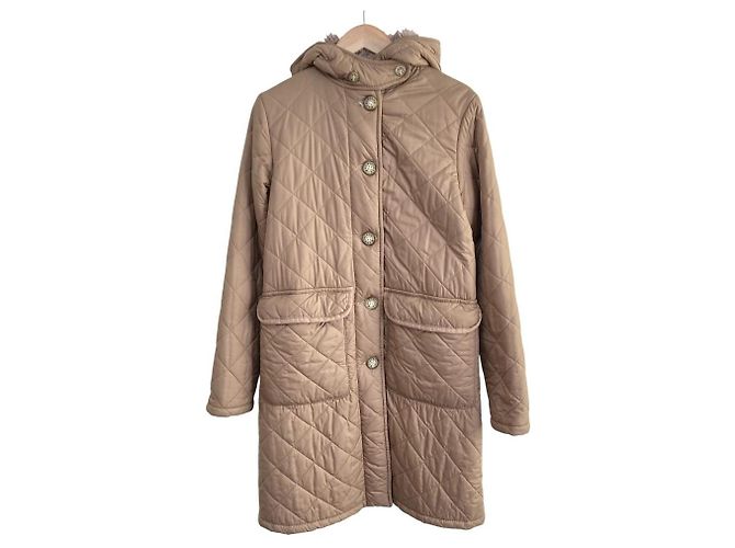 Autre Marque Abrigo acolchado Mackintosh Boa Coat Beige