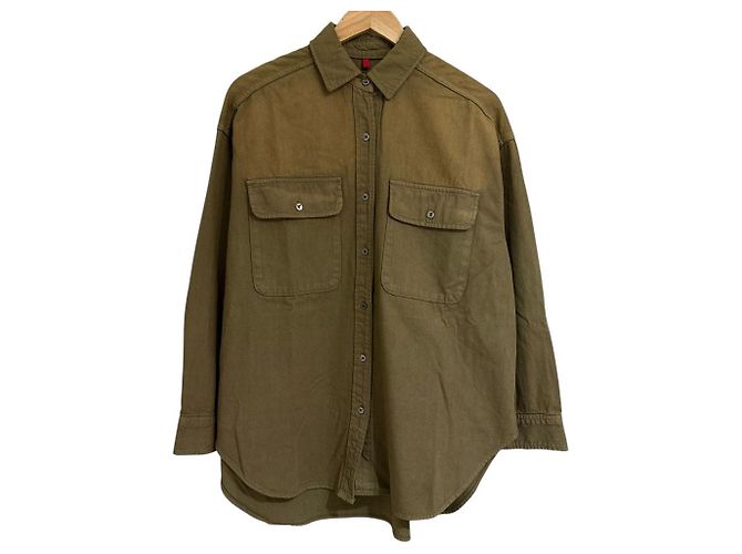 Autre Marque Camicia in denim RIVE DROITE Marrone