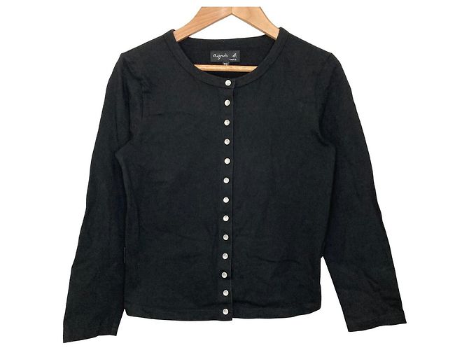 Autre Marque agnes b. Cardigan Pression Cardigan Nero