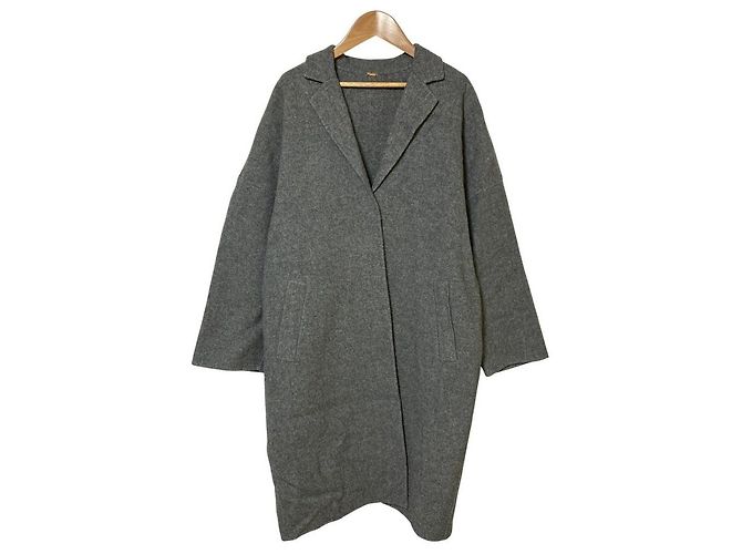 Autre Marque Casaco de lã oversize Mila Owen Marrom