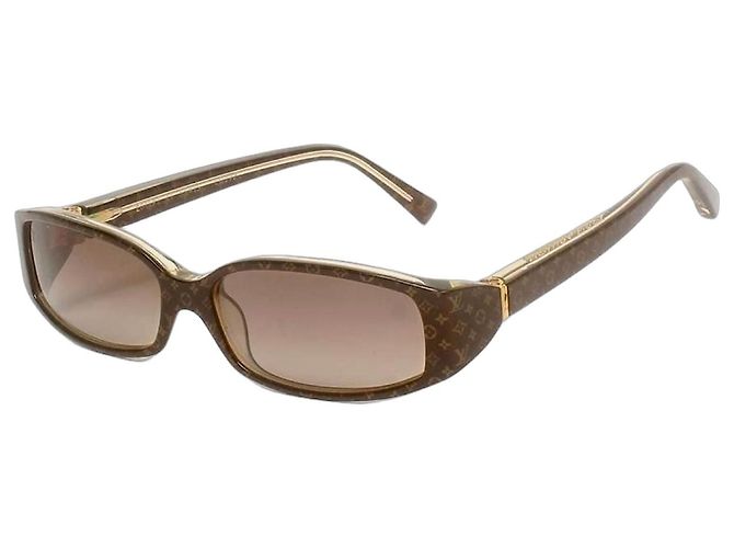 Gafas de sol Louis Vuitton Monogram Castaño Monograma