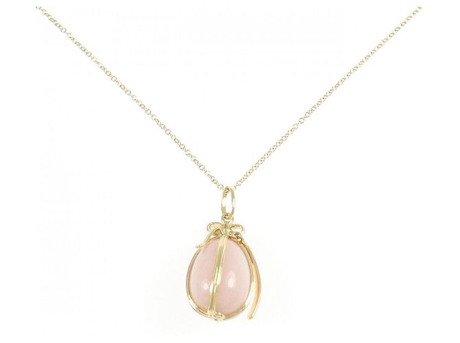 Tiffany & Co Collana con ciondolo a uovo Tiffany D'oro