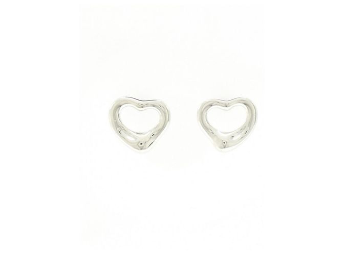 Tiffany & Co Orecchini Tiffany Open Heart Argento