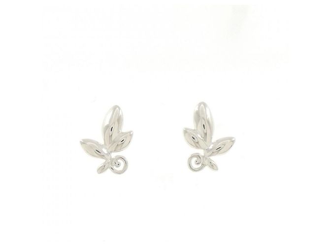 Tiffany & Co Tiffany Olive Leaf Ohrringe Silber