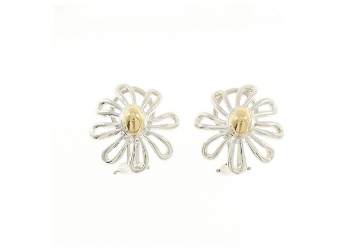 Tiffany & Co Orecchini Tiffany Daisy Argento D'oro 