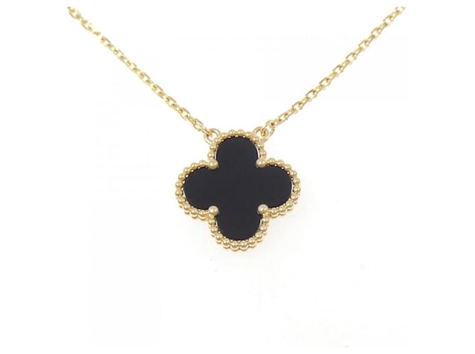 Van Cleef & Arpels Vintage Alhambra Necklace Golden 