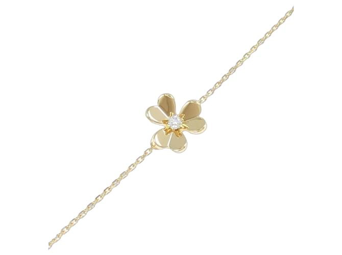 Van Cleef & Arpels Frivole Mini Charm Bracelet Golden 
