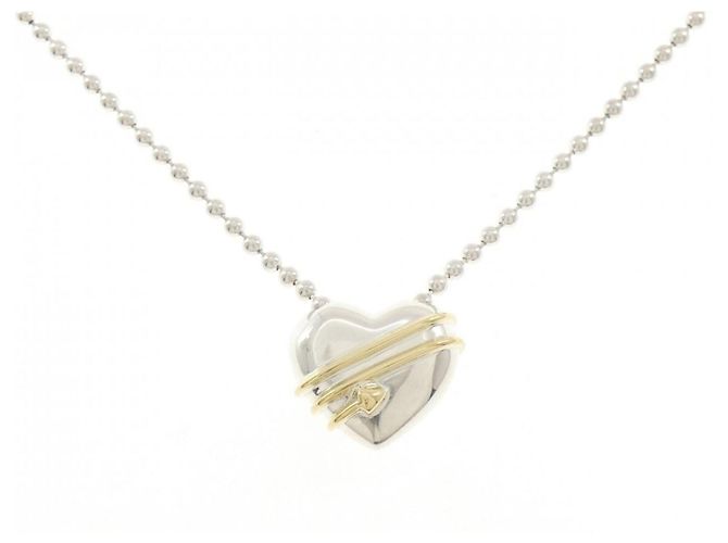 Collar Tiffany & Co. 925 750YG Plata Dorado