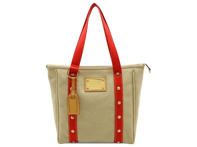 Louis Vuitton Beige Antigua Cabas MM