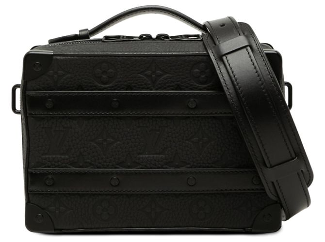 Louis Vuitton Black Monogram Taurillon Handle Soft Trunk Noir