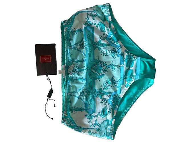 Slip bikini Etro Multicolore Blu chiaro Turchese