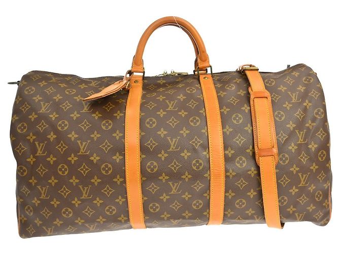 Louis Vuitton Keepall Bandoulière Monogram 60 Marrone