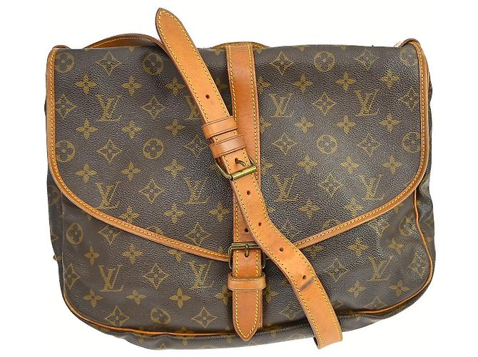 Louis Vuitton Saumur Monogram 35 Marron