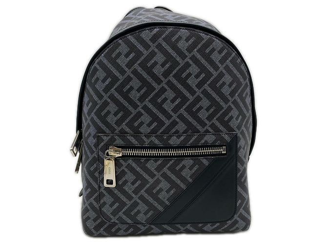 FENDI Chiode Small Backpack Blue