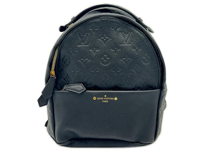 Louis Vuitton Monogram Empreinte Sorbonne Backpack Black