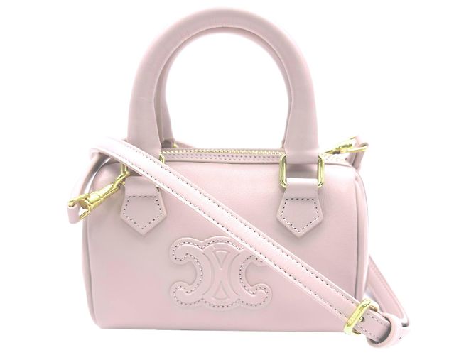 Céline Borsa Mini Boston Celine Cuile Triomphe Rosa