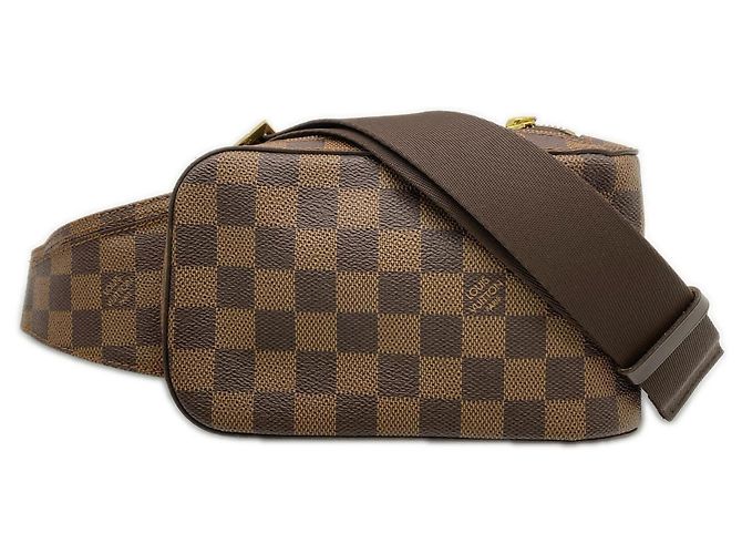 Borsa a tracolla Louis Vuitton Damier Geronimos N51994 Marrone Beige
