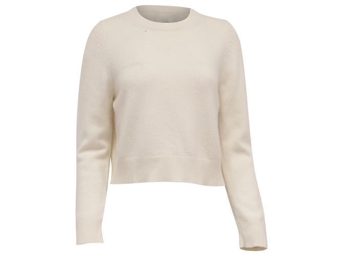 Nili Lotan Strickpullover aus Cashmere in Ivory Weiß Roh