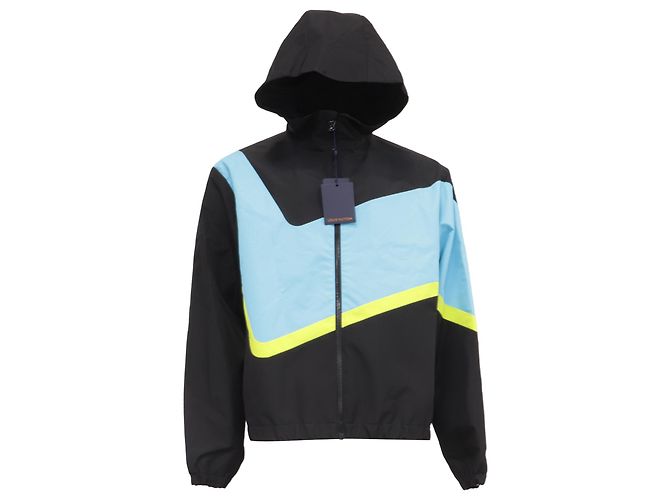 Louis Vuitton Monogram Color-Block Windbreaker aus multicolorigem Polyester Mehrfarben
