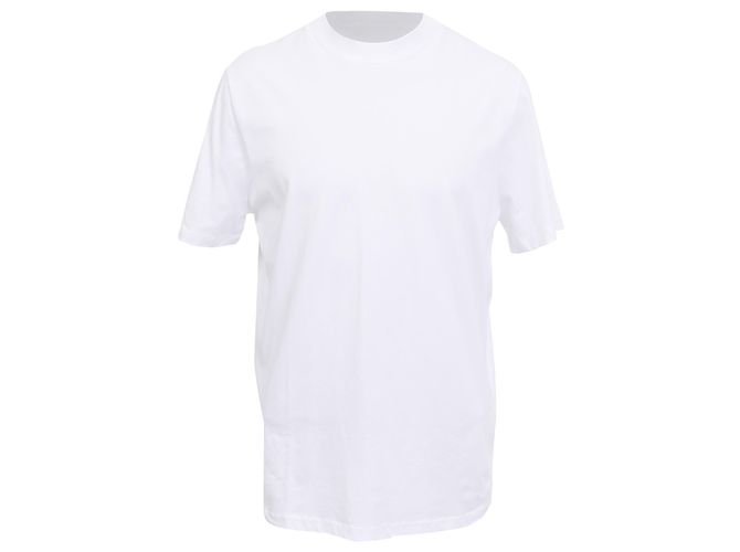 Camiseta de cuello redondo Jil Sander en algodón blanco