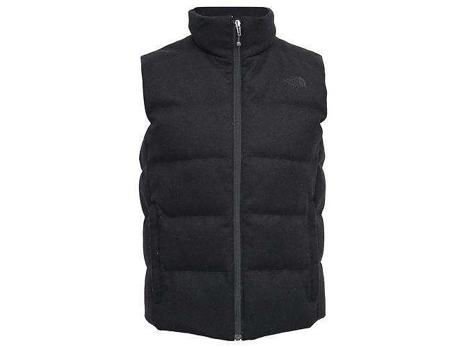 The North Face gesteppte Weste aus schwarzem Nylon