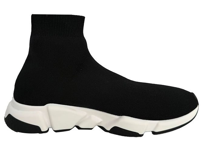 Everyday Balenciaga Speed Trainer Schuhe aus schwarzem Polyester