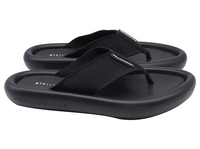 Stella Mc Cartney Infradito Stella McCartney in gomma nera Nero