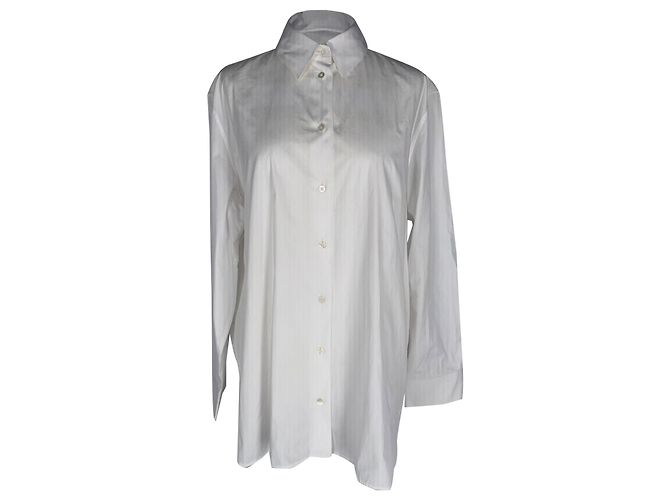 Camisa de botones The Row en algodón blanco