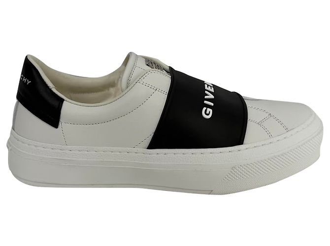 Baskets City Court Slip-On Givenchy en cuir blanc Écru