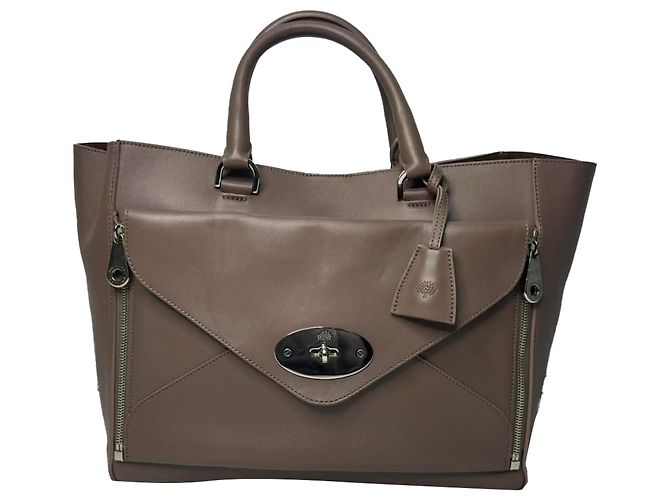 Borsa Mulberry Willow Tote in pelle marrone