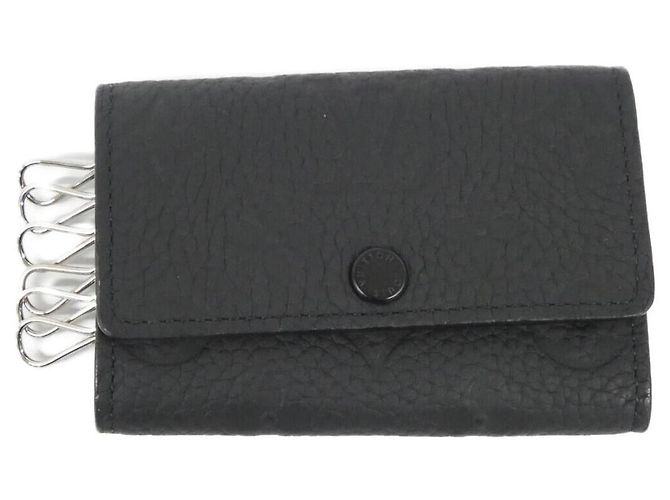 Louis Vuitton Multicle Monogram Taurillon Key Case Black