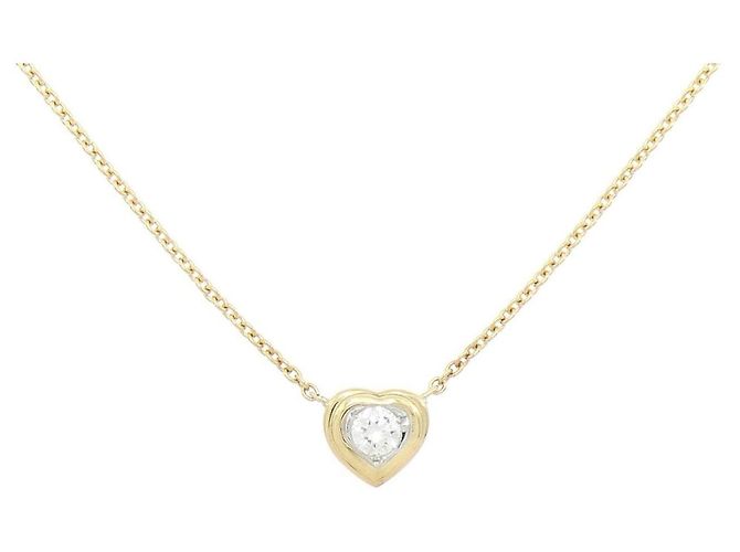Autre Marque Collana Cuore con Diamanti Au750 D'oro