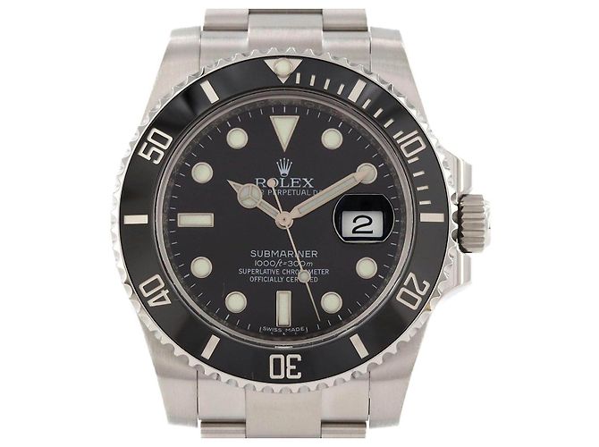 Rolex Submariner Date Stainless Steel Automatic Schwarz