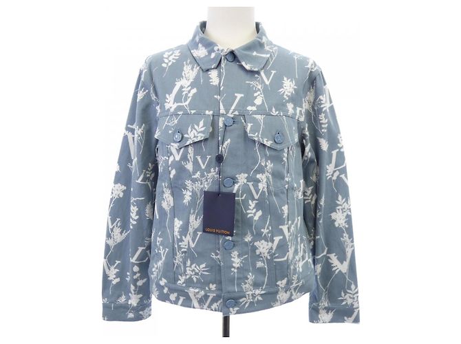 Louis Vuitton DNA Leaf Denimjacke Braun