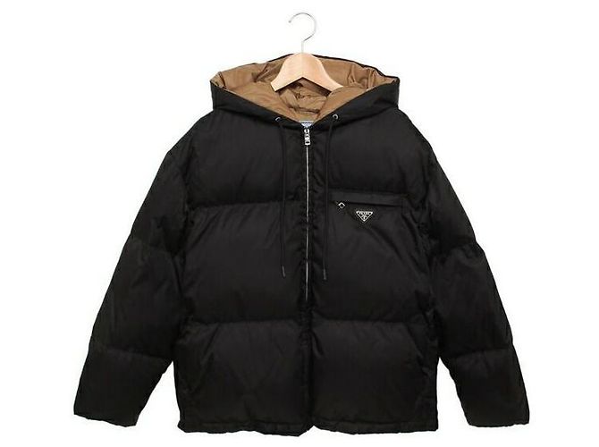 Prada Nylon Down Jacket Black