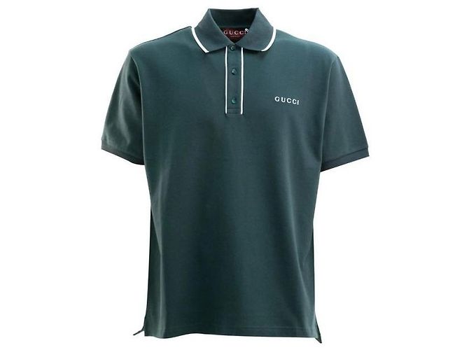 Gucci Besticktes Polohemd aus Baumwoll-Piqué