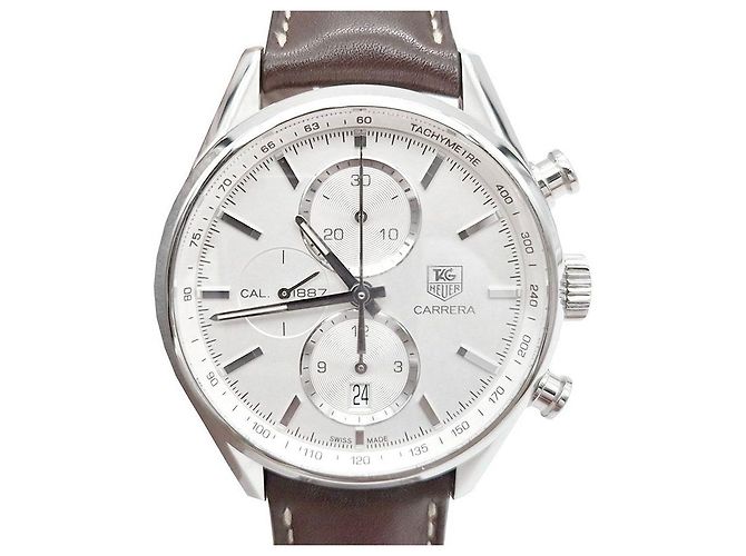 Tag Heuer Carrera Chrono Steel Watch White