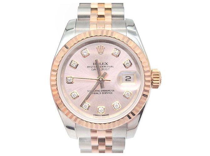 Rolex Orologio Datejust Combination Diamond Rosa