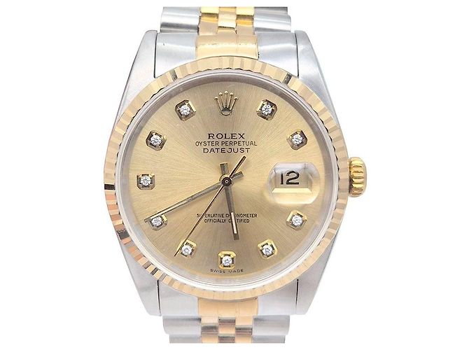 Rolex Datejust Combination Uhr Golden