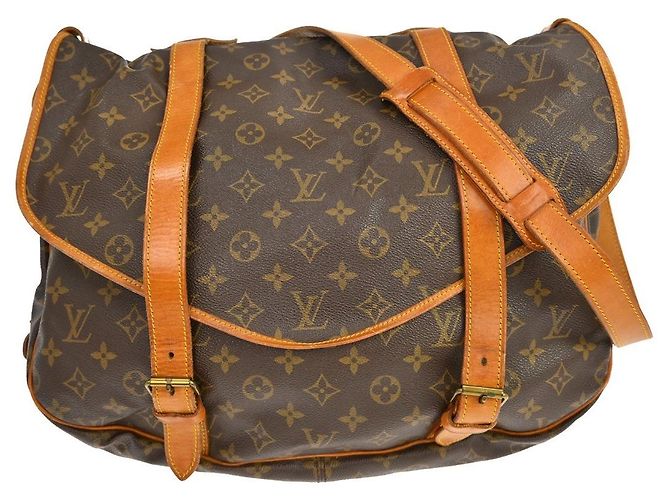 Louis Vuitton Saumur Monogram 43 Marrom