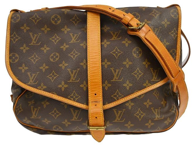 Louis Vuitton Saumur Monogram 35 Marron