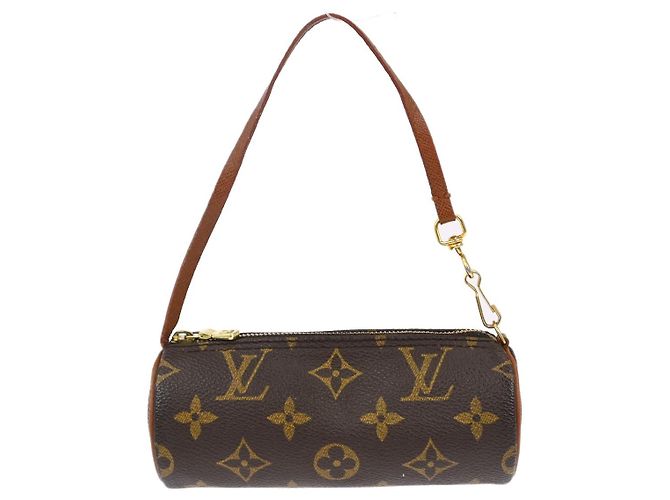 Louis Vuitton Papillon Pochette Monogram Canvas Mini Marrone