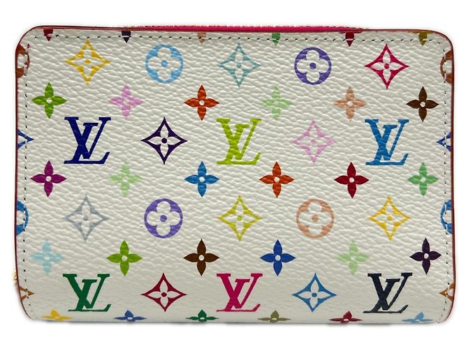 Portafoglio bi-fold Louis Vuitton Monogram Multicolore